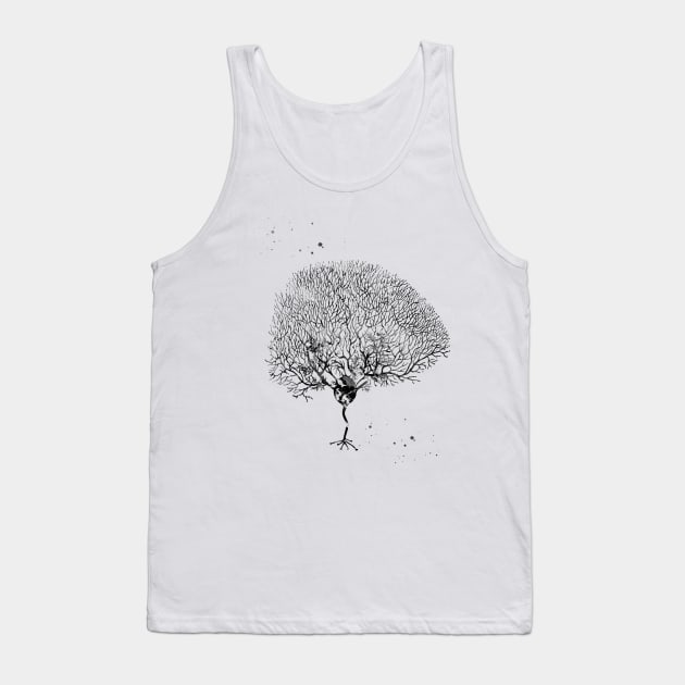 Purkinje Neuron Tank Top by erzebeth